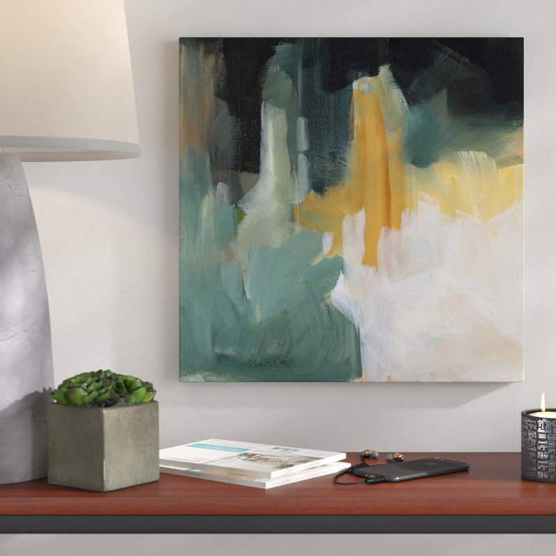 « remembrance square ii », reproduction de peinture à l’acrylique sur toile, H 28 po x l 28 po x P 1,5 po