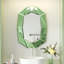 Briahna Glass Oval Wall Mirror-1164902784