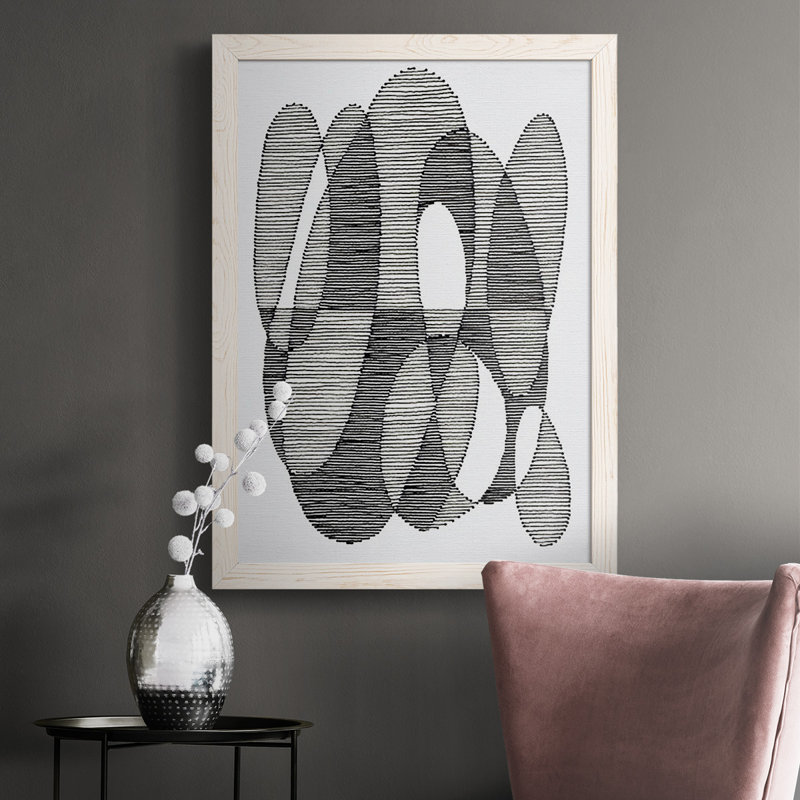 Opposite Day I " Opposite Day I ", White Framed, 37.5" H x 27.5" W x 1" D