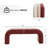 47" Boucle Upholstered Waterfall Bench-900397449