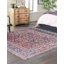 Tapis transitionnel Amilio bleu marine / mauve-1591787086