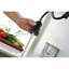 Robinet de cuisine monocommande en acier inoxydable noir mat avec tirette profilée et pratique