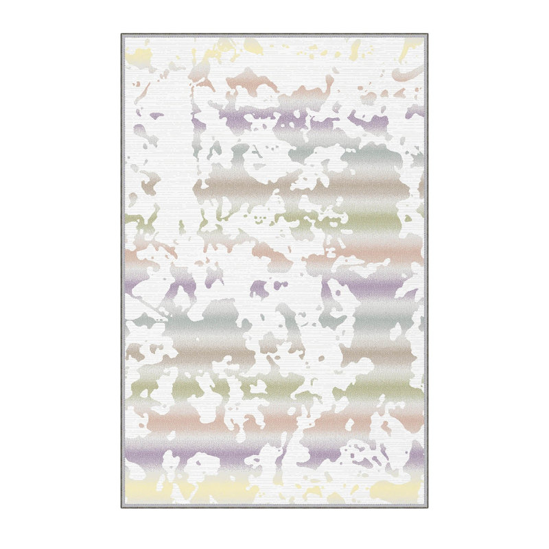 Antibacterial Hall Carpet, 3D Digital Printed, 3.3 x 4.9 ft | 100% Polyester, 0.3 in Pile Height, Non-Slip Underside, Machine Washable, Durable & Easy Care | Perfect for Living Room, Entryway & Home Décor