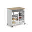 Nelida 71cm W Steel Kitchen Trolley and with Locking Wheels-862274316