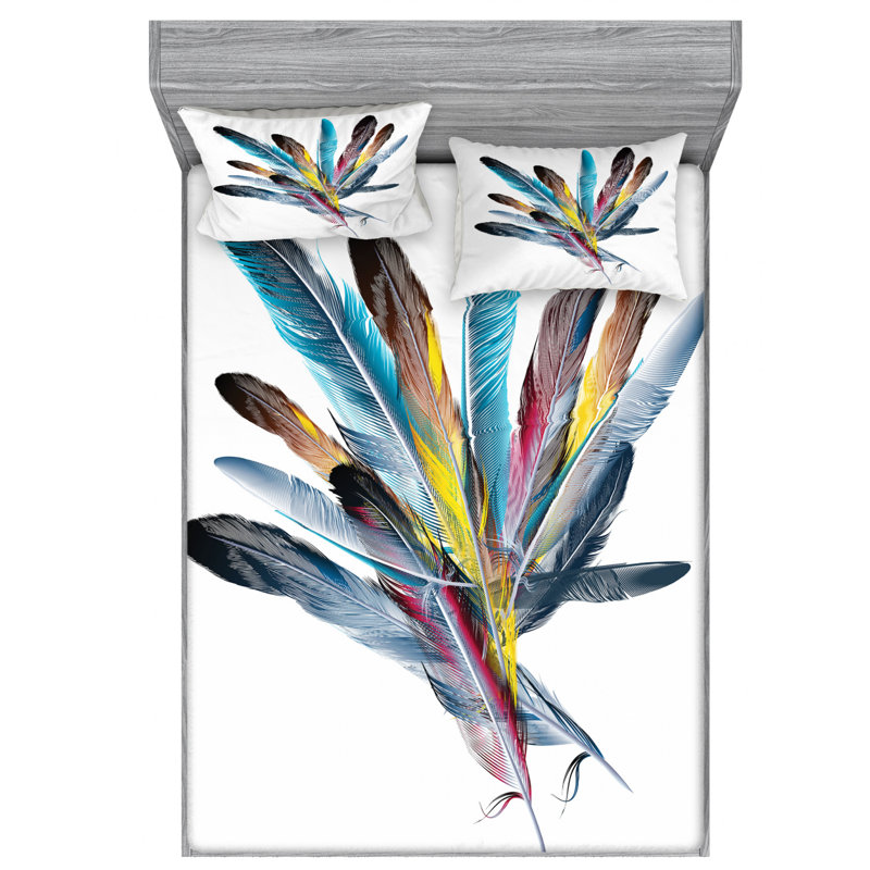 Microfiber Sheet Set, Full Sheet Set with Fitted Sheet and 2 Pillowcases