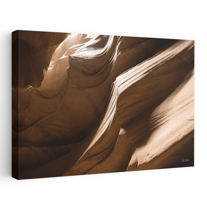 Canyon Abstract II, art contemporain abstrait, H 24 po x l 36 po