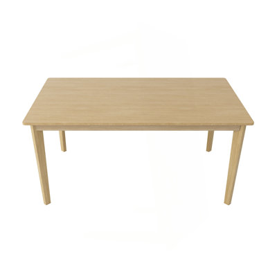 Modern Scandinavian Rectangular Wood Dining Table