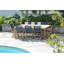 Newport Outdoor Rectangular Teak Dining Table-1213082713