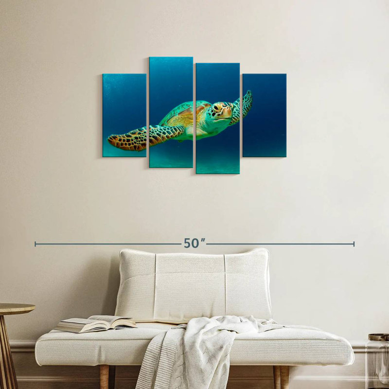 Tortue de mer Brampt, H 22 po x l 36 po