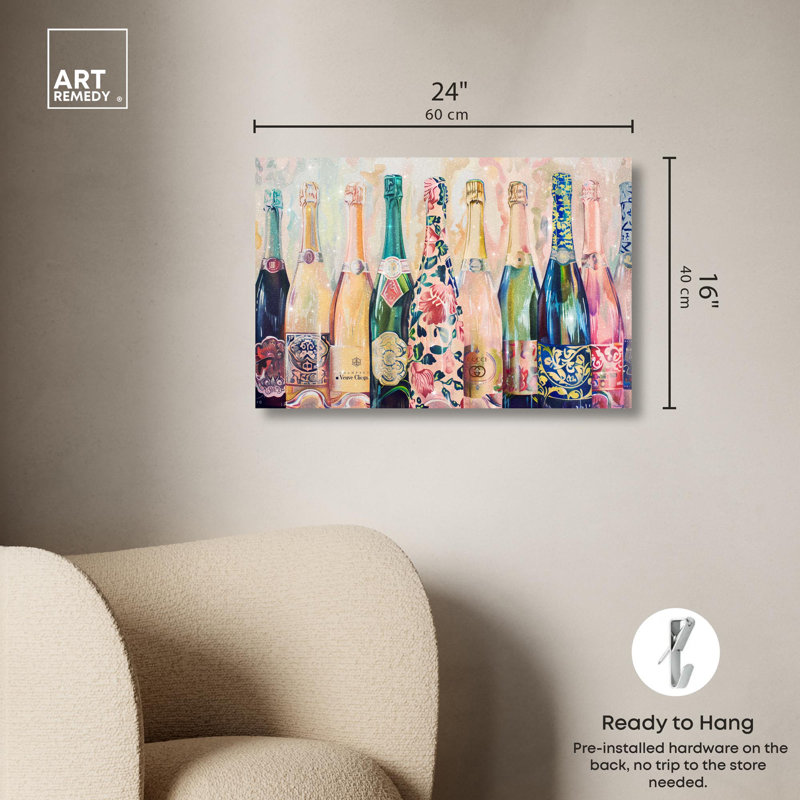 Art Remedy, toile d'art Barcart, H 16 po x l 24 po, Toile tendue