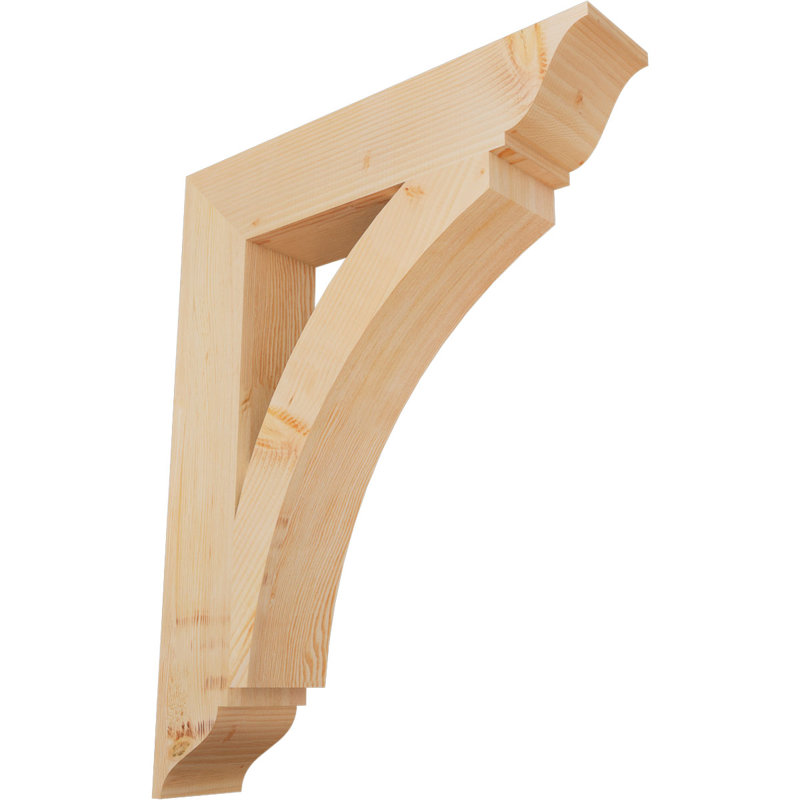 Thorton Traditional Bracket, Douglas Fir (Smooth), 38"H x 5.5"W x 30"D