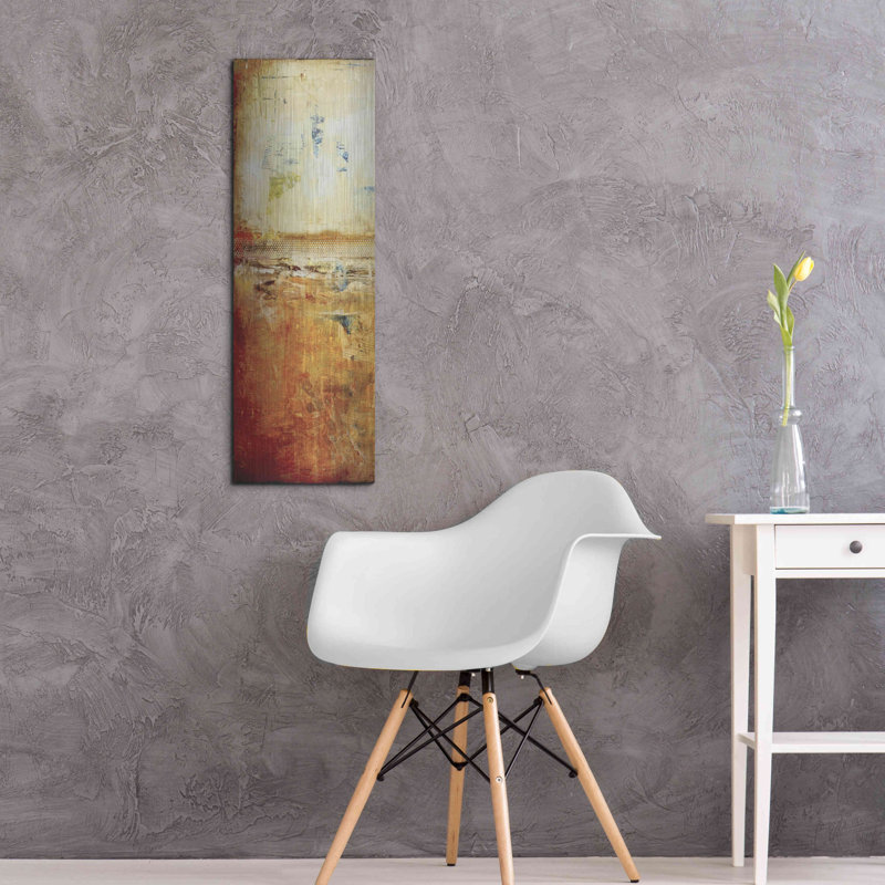 Red Barrel Studio® «Story in Your Eyes I» par Erin Ashley, art mural en métal, H 36 po x l 12 po