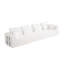 Canapé modulaire en forme de L, canapé modulaire compressé en velours côtelé de style minimaliste moderne, se déplie en un lit, conception compacte pour plus de confort et de flexibilité-1615464041