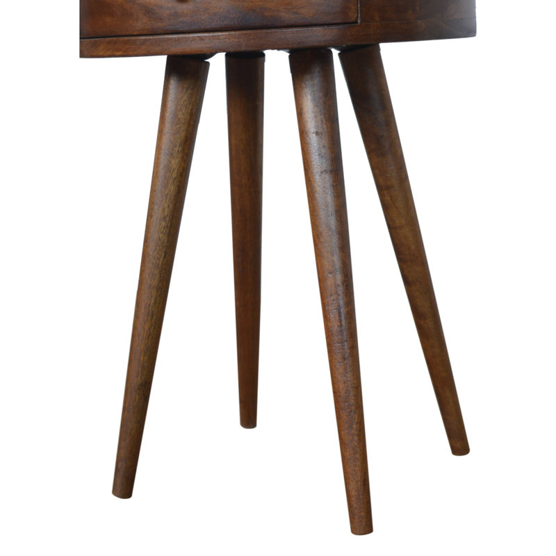 Aoife 40cm W Solid Wood Bedside Table