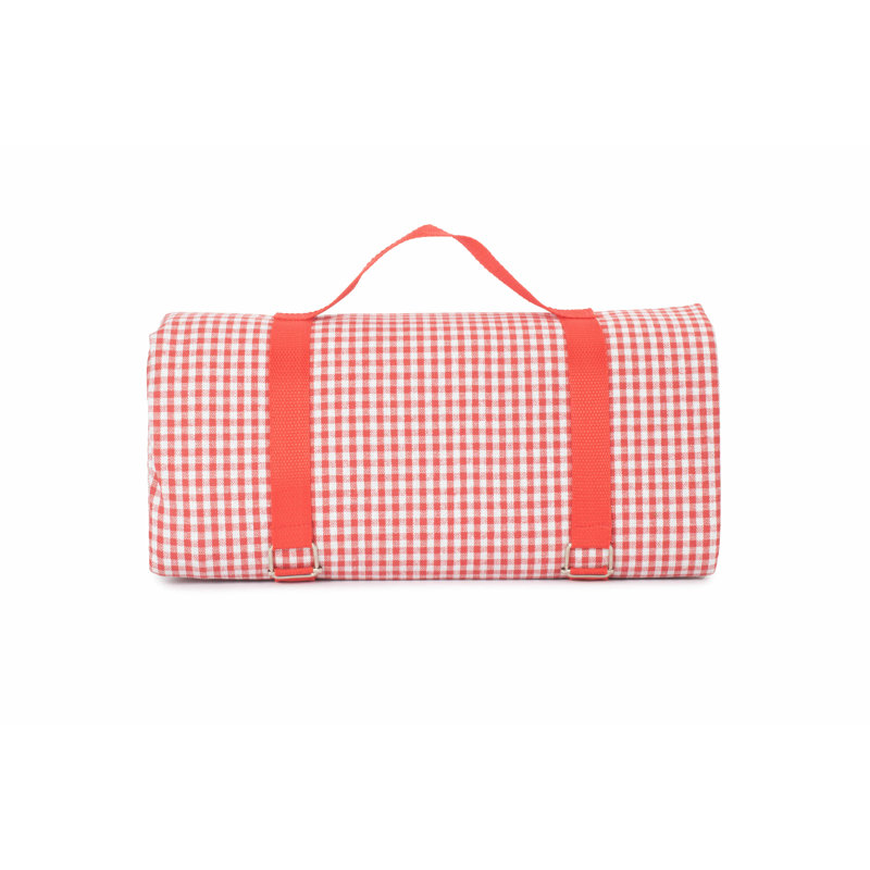 Gingham Checked Picnic Blanket, Red/White gingham