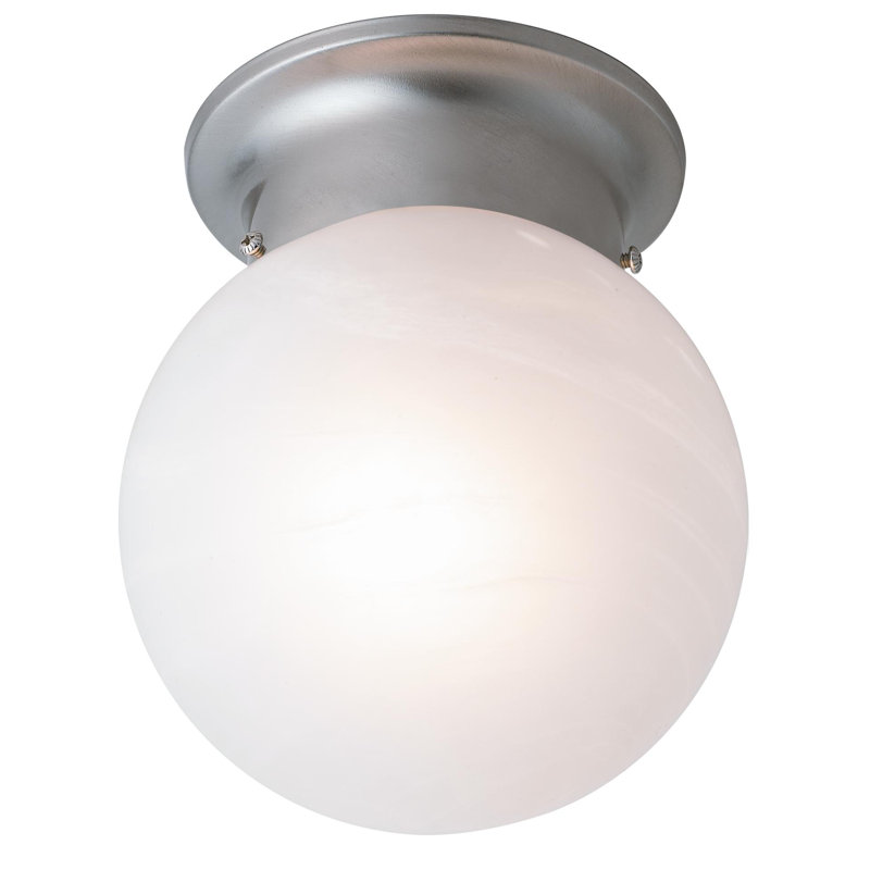 Plafonnier encastré 6 lumières Chelchowska, Nickel brossé