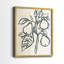 Encre poire branche I - impression encadrée de qualité supérieure - prête à être accrochée - aucun clou requis - aucun clou requis-713741254-713741252