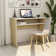 Desk Computer Desk Standing Office Desk with Shelf Engineered Wood