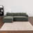 Alameda 109" W Velvet L-Shaped Sectional-1904097378-1904097380