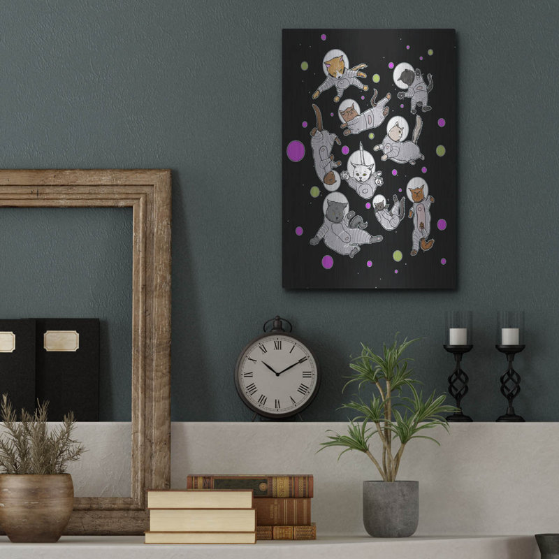 «Space Cats» par Craig Snodgrass, H 16 po x l 12 po