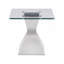 Table de bout en acier inoxydable Unaisah