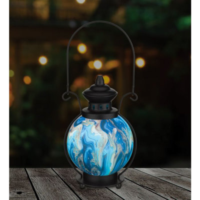 Swirl LED Lantern