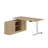 Adjustable L-shaped Metal Base Standing Desk-562224859