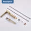Robinet de lavabo vasque de salle de bain monocorps et monocommande en laiton massif 10 po avec drain-100018786-111906126