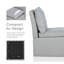 Chaise d'appoint à roulettes Wrentham Burney-1168949019