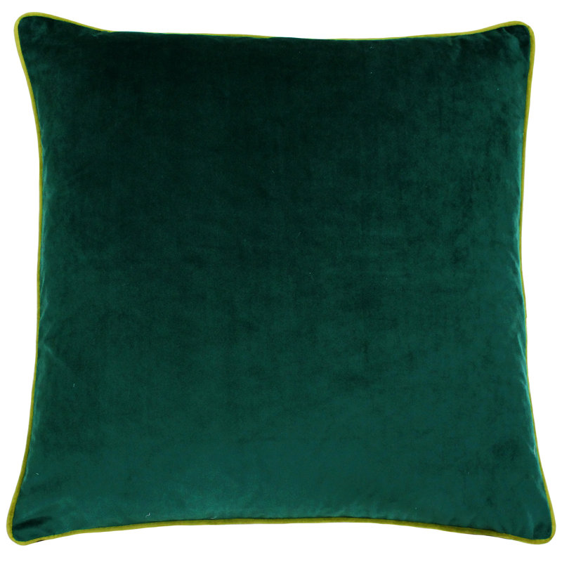 Meridian Square Cushion, Emerald/Moss