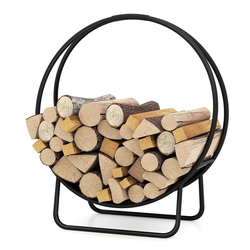 Firewood Storage Rack Heavy-duty Metal Log Holder
