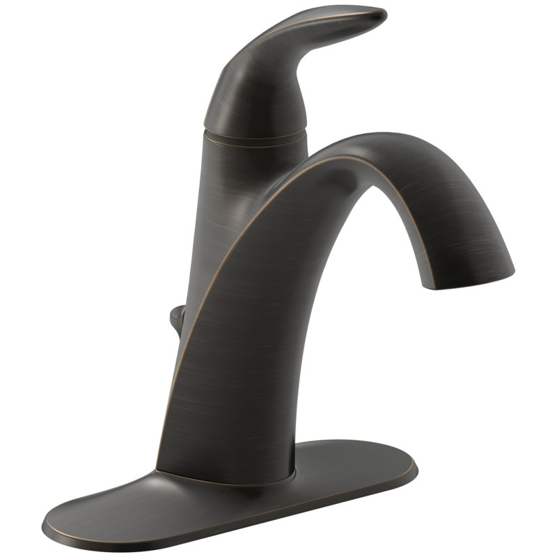 Alteo Single Hole Bathroom Faucet with Drain Assembly, Oil-Rubbed Bronze
