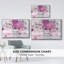 Cadre floral I, toile encadrée de qualité supérieure - prête à être accrochée-92475219-92475220