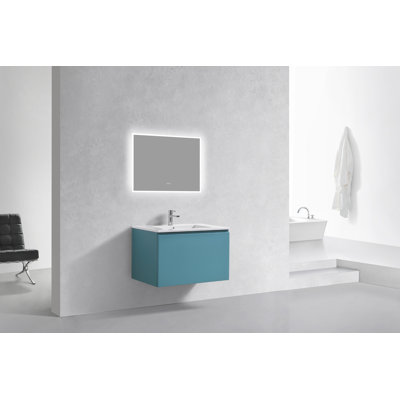 Balli 32" Wall-Mounted Single Bathroom Vanity Set
