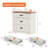 Laziza Modern Farmhouse Wooden 3-Drawer Dresser For Kids-1726376197