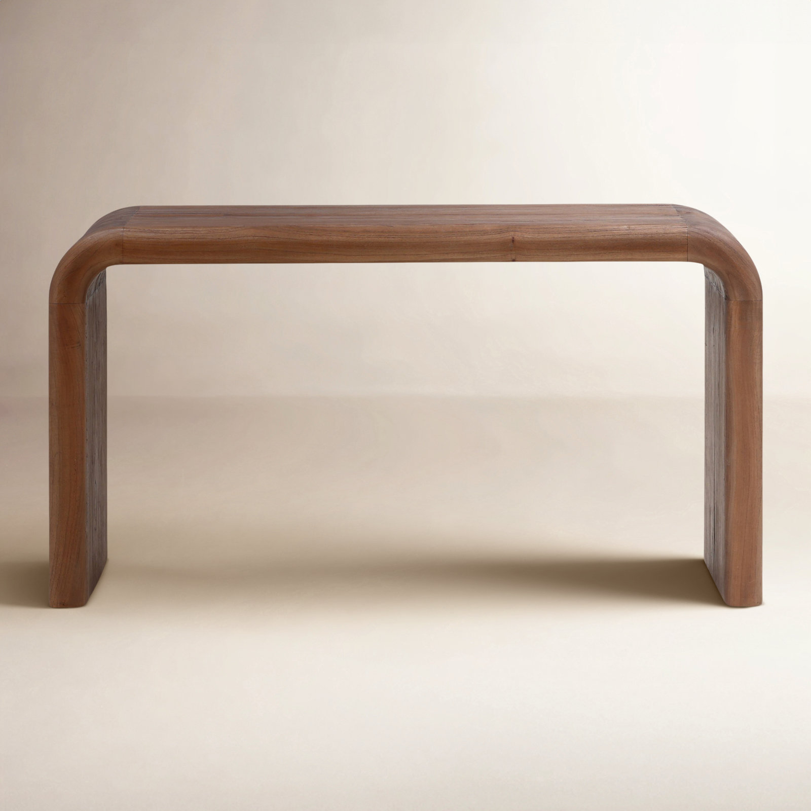 Alaina 55" Writing Desk, Brown