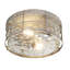 Luminaire encastré 2 lumières en verre martelé rouillé Eliseo E26