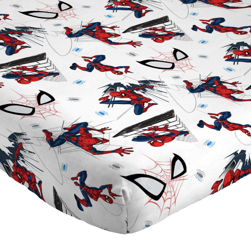 Marvel Spiderman City Streets 100% Cotton Single Bed Set