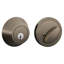 J Series Single Cylinder Deadbolt with Rosette-1901131324-1901131319