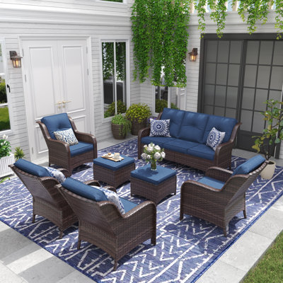 Pe Wicker Outdoor Conversation Sets