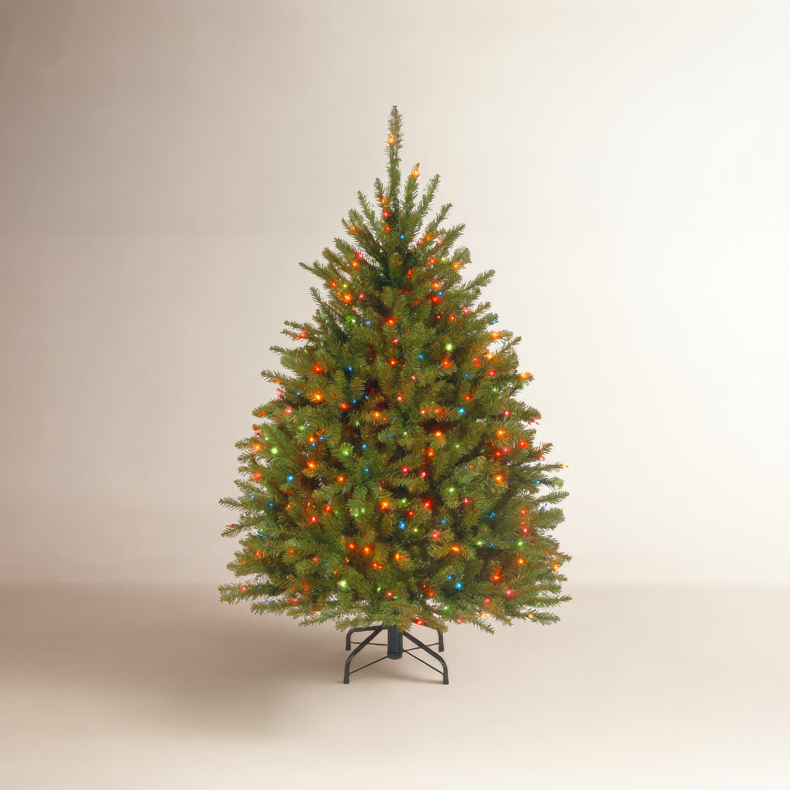 Pre-Lit Fir Christmas Tree, 4.5' H