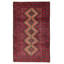 Tapis rouge Teimani 3 pi 0 po x 4 pi 11 po