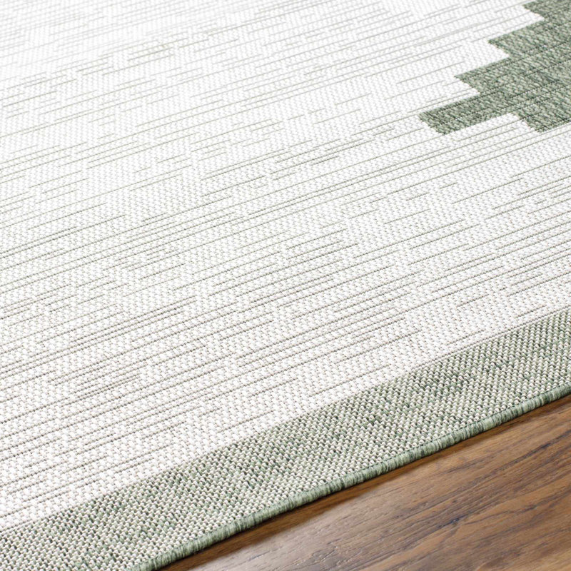 Tapis intérieur / extérieur tissé à la machine Isidro , Tapis de couloir 2 pi 7 po x 12 pi
