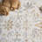 Vintage Floral Distressed Design Non-Slip Low-Pile Soft Thin Faux Wool Area Rug-1266216437