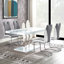 Chaise d'appoint en acier gris Carpentersville