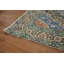Tapis vert géométrique en laine vert 5 x 6