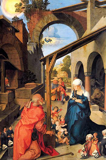 « birth of christ » par albrecht durer-impression, H 30 po x l 20 po x P 1,5 po