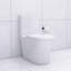 Toilette allongée une pièce - blanc