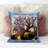 Floral Outdoor Reversible Throw Pillow-668783711-668783703