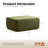 Nathasa 37" Corduroy Compression Ottoman-617993176